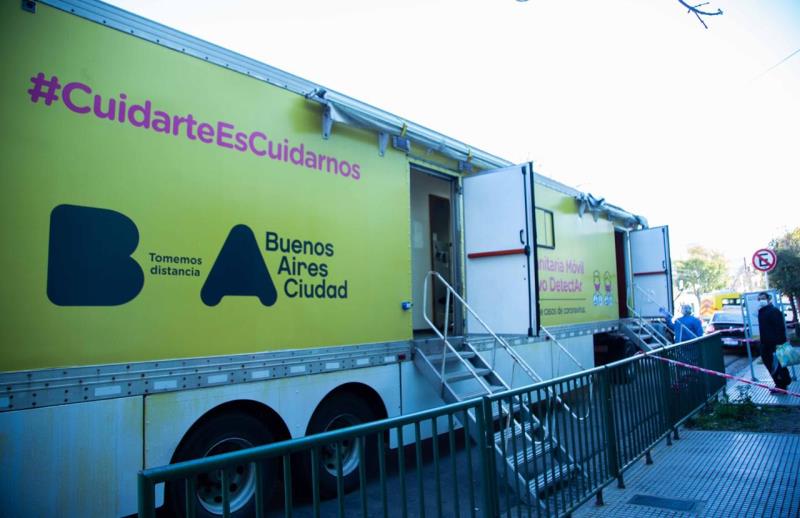 El Plan DetectAR Móvil ya superó los 12.000 testeos con presencia en 29 barrios de la Ciudad