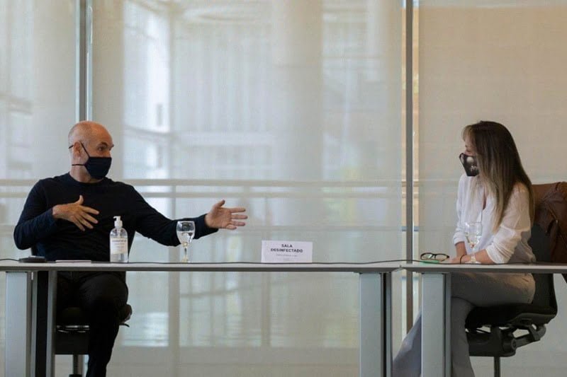 Rodríguez Larreta y Galmarini acuerdan obras de infraestructura cloacal