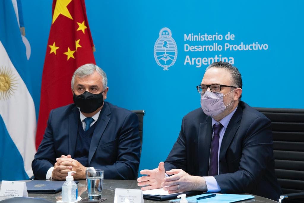 Morales y el ministro Kulfas avanzaron en el proyecto de fabricación de baterías