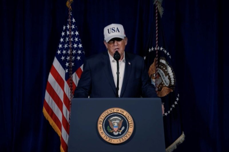 Trump confirmó un ataque masivo contra Irán y lanzó una dura advertencia