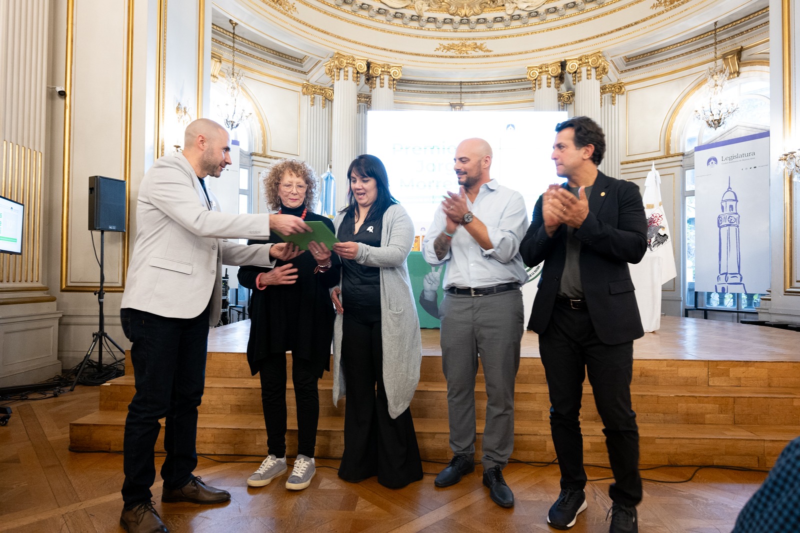 Diez años de memoria activa: ATE Legislatura realizó una nueva edición de los premios Jorge Morresi